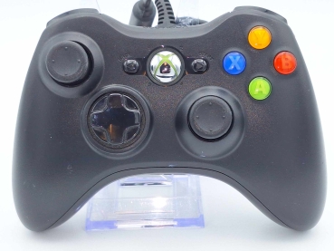 Original Xbox 360 kabelgebundener Controller - Schwarz